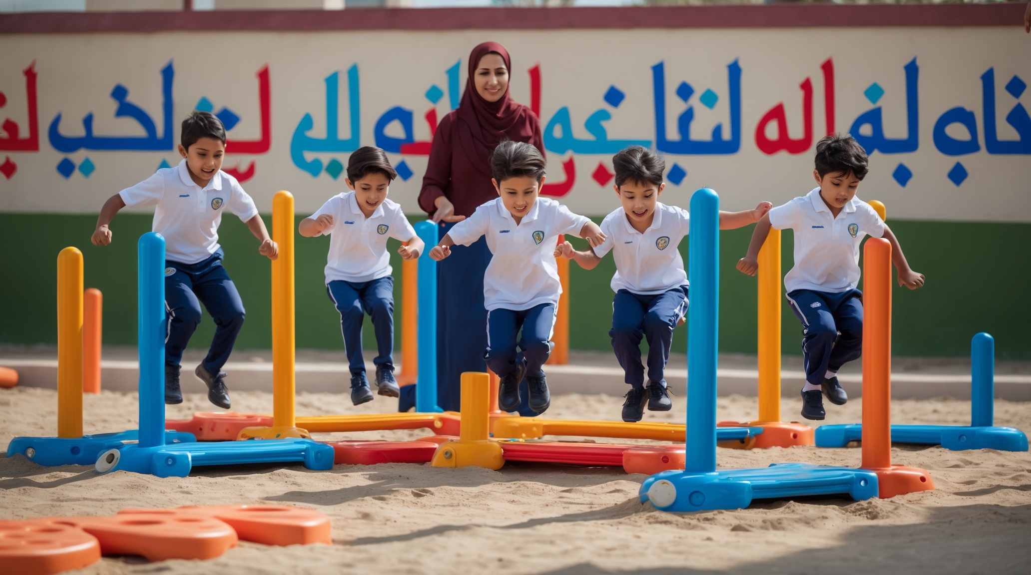 مجموعة الحواجز القابلة للتعديل