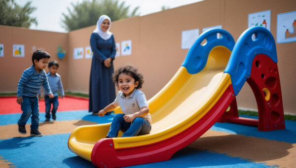 زحليقة آمنة للأطفال الصغار