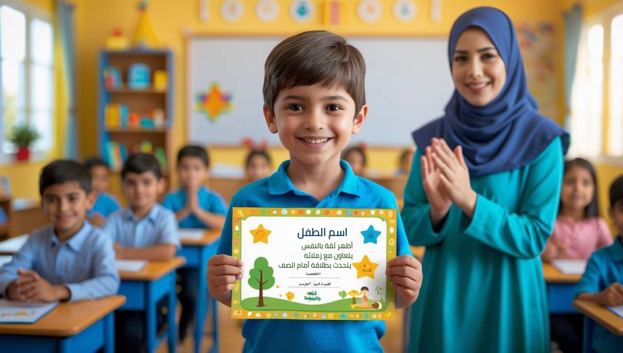 شهادات النمو الشخصي للطفل