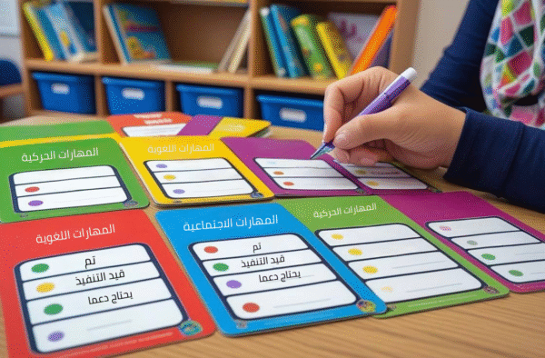 بطاقات تقييم المهارات النمائية